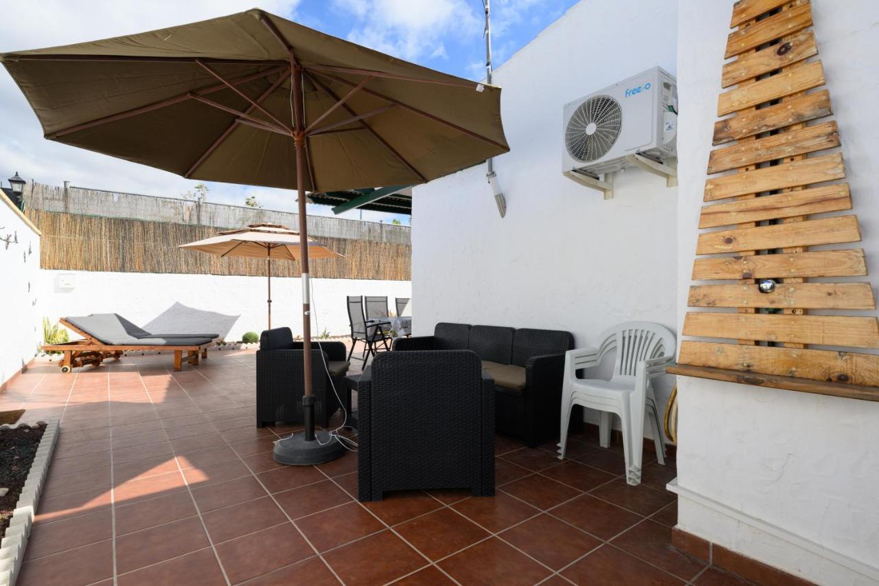 Private Chill-Out Terrace Bungalow - Pool San Bartolomé Dış mekan fotoğraf