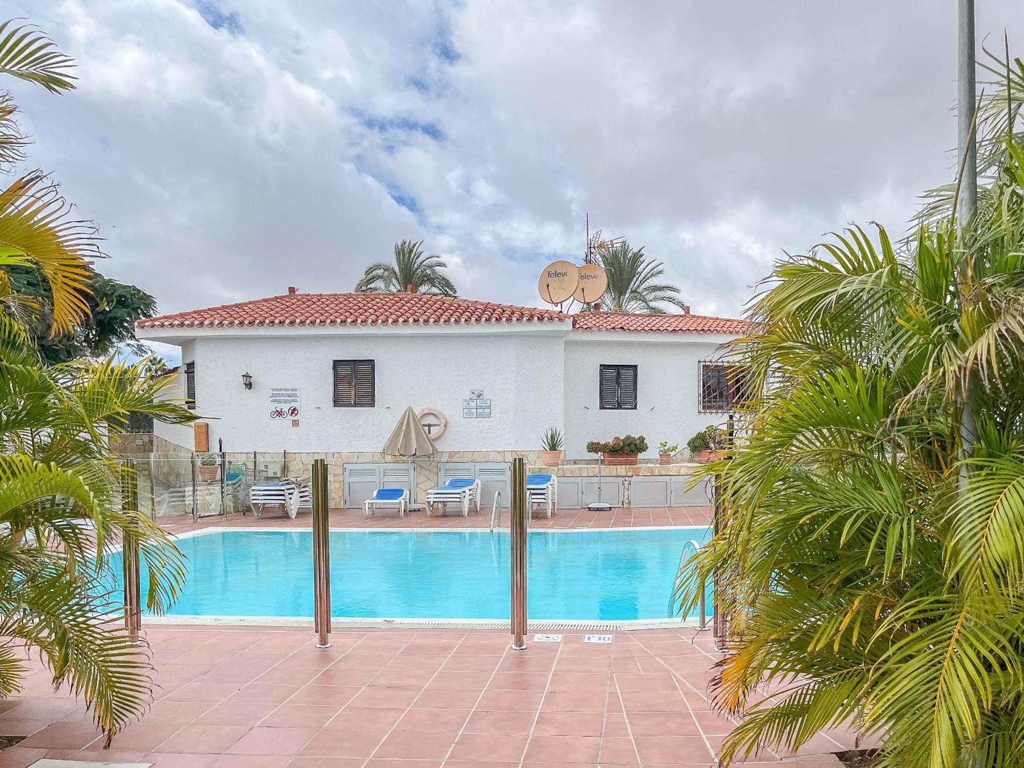 Private Chill-Out Terrace Bungalow - Pool Daire San Bartolomé Dış mekan fotoğraf