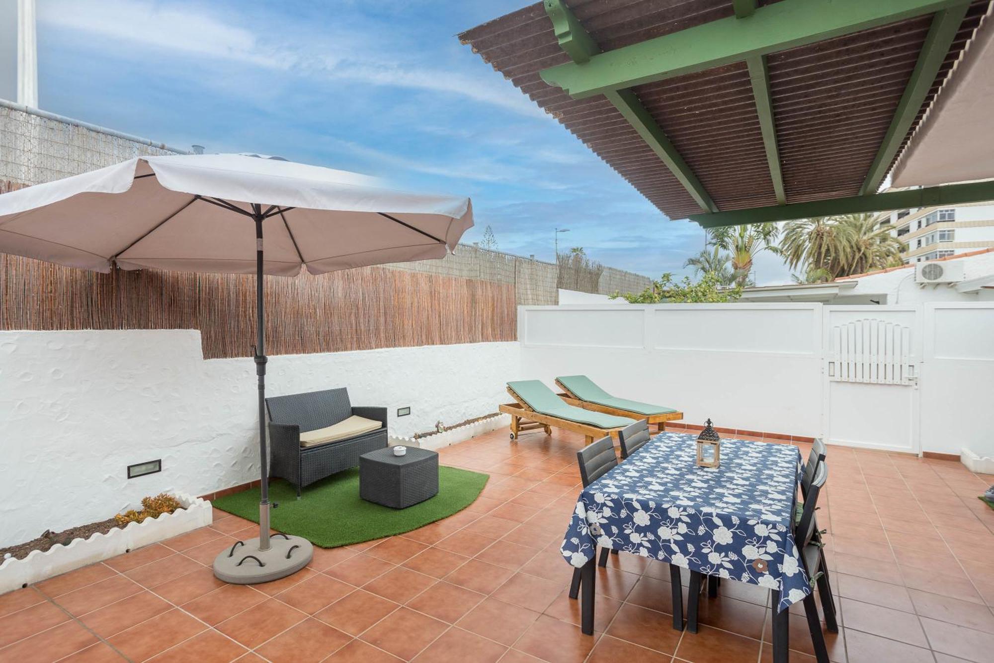 Private Chill-Out Terrace Bungalow - Pool San Bartolomé Dış mekan fotoğraf