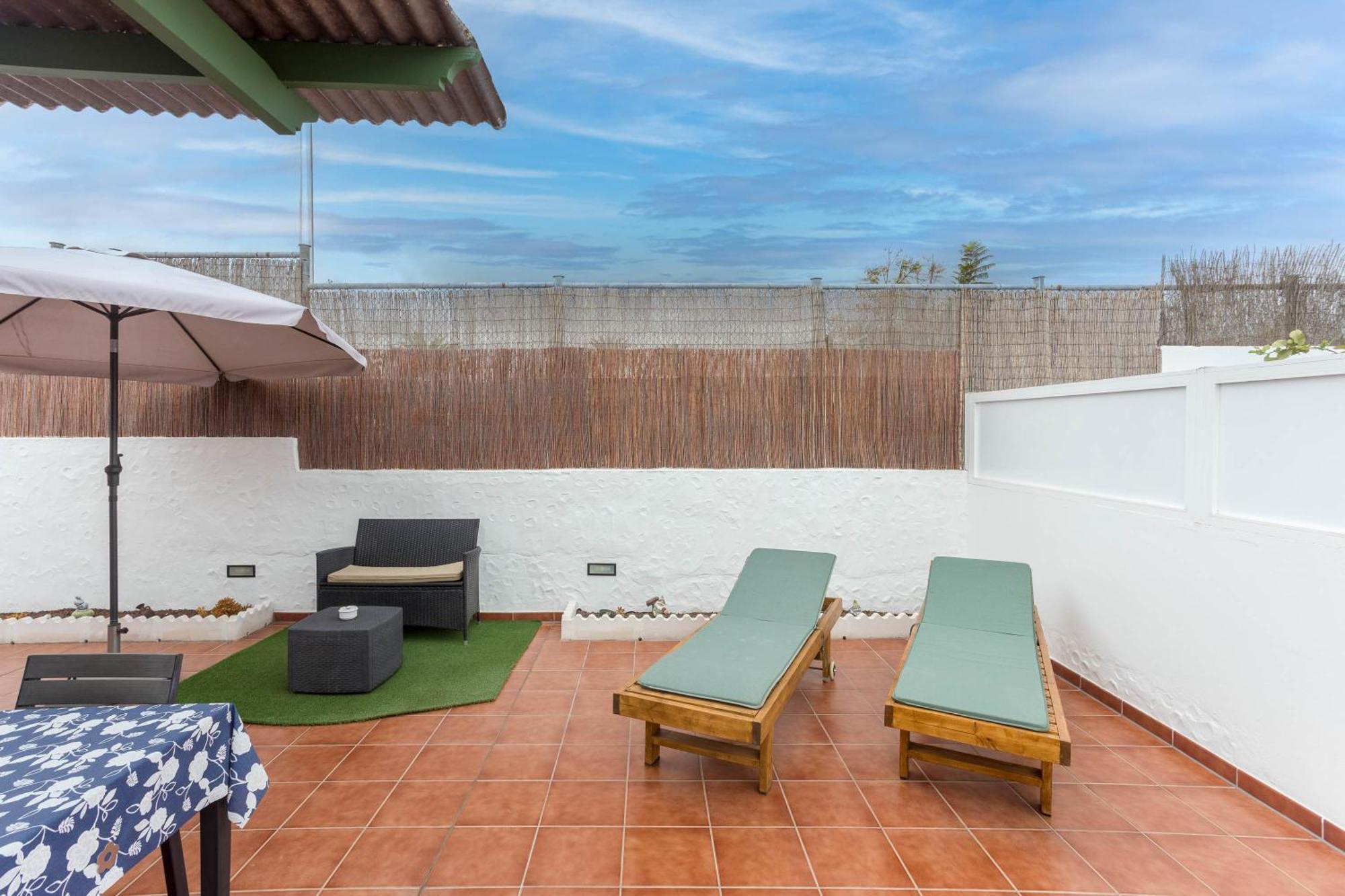 Private Chill-Out Terrace Bungalow - Pool San Bartolomé Dış mekan fotoğraf